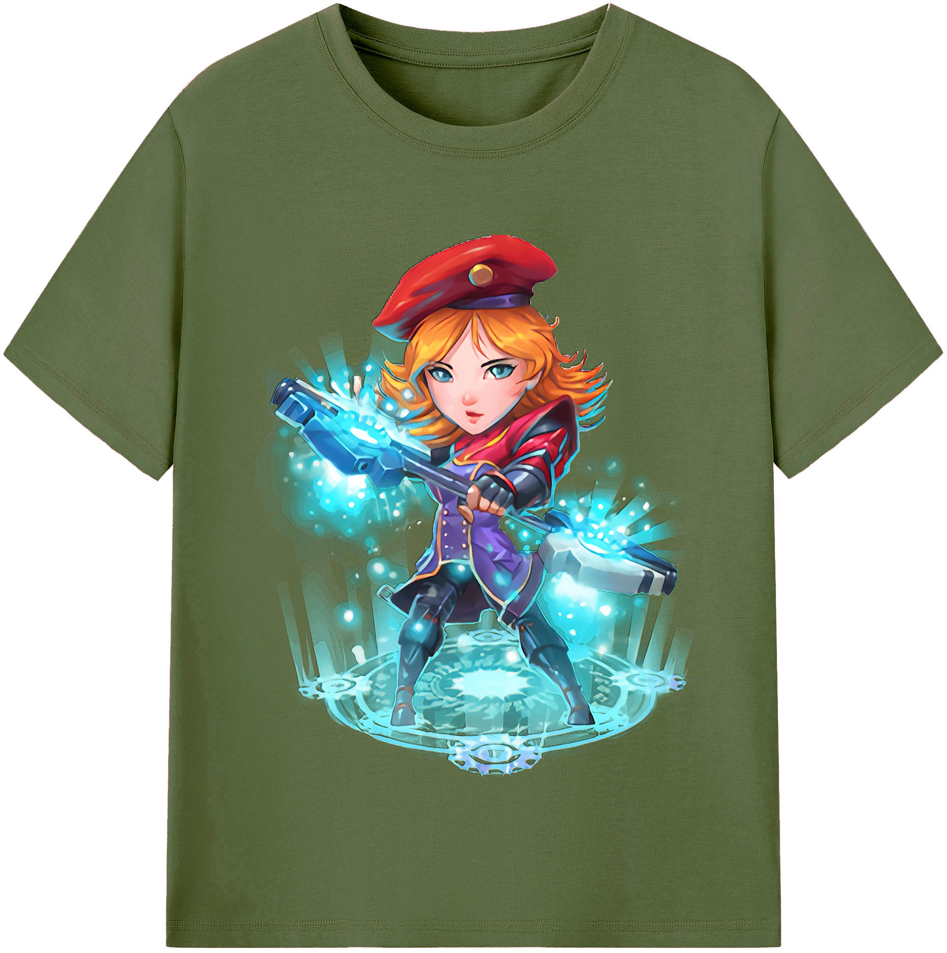 リーグ・オブ・レジェンド League of Legends LOL 綿100％半袖Tシャツ（フロントプリント）